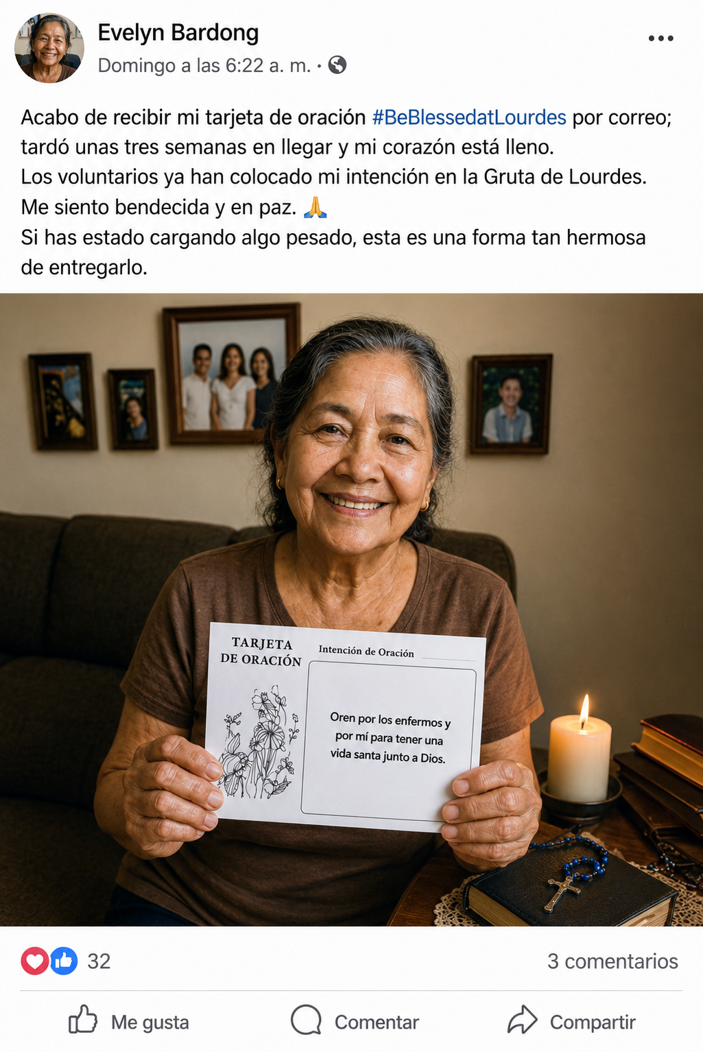 Testimonio de Evelyn Bardong
